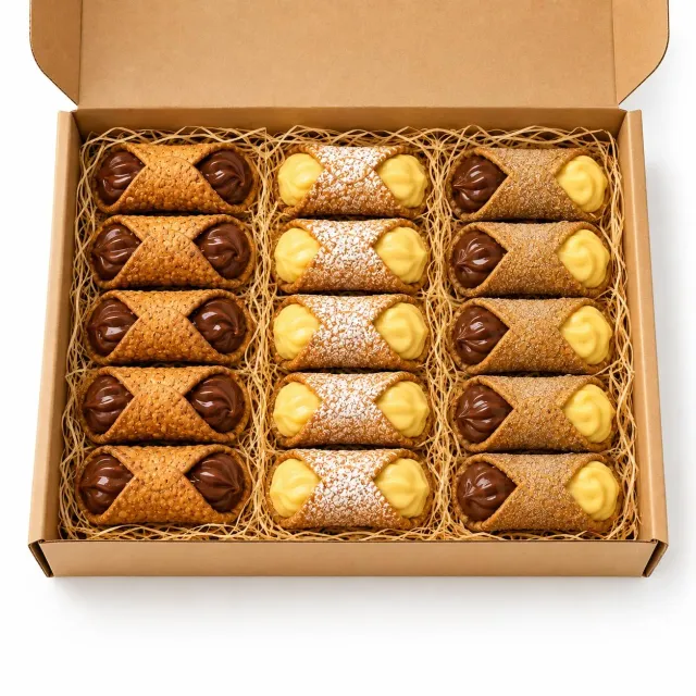 Keto 01 Carb Box Pasticceria box 5 pezzi crema pasticcera