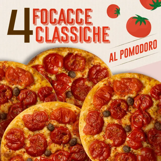 SanNicò Box 4 Focacce Baresi Tradizionali Classiche focaccia