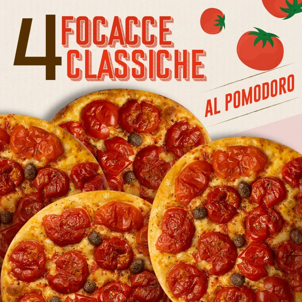 SanNicò Box 4 Focacce Baresi Tradizionali Classiche focaccia