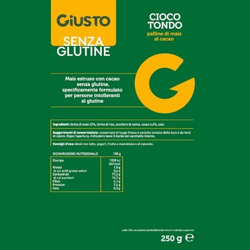 Giusto Cioco Tondo cereali senza glutine 250 g