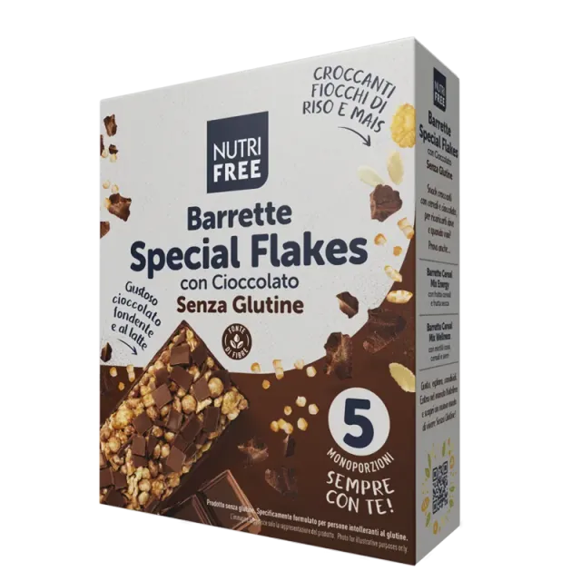 Nutrisi Special Flakes barrette cioccolato 90 calorie