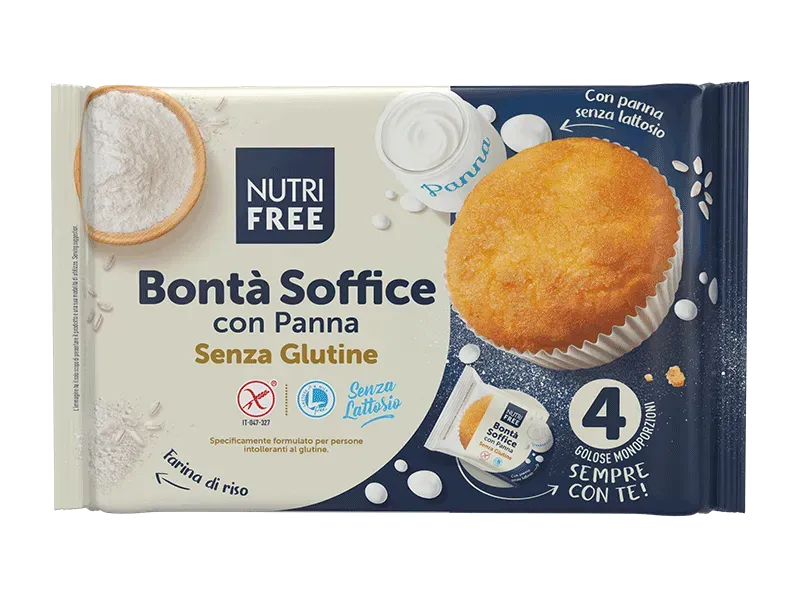 Nutrisi Bontà Soffice mini tortina panna