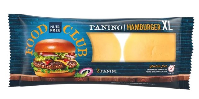Nutrisi Panino Hamburger XL 200 gr panino 2pz senza lattosio