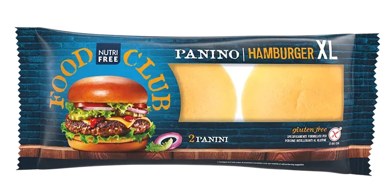 Nutrisi Panino Hamburger XL 200 gr panino 2pz senza lattosio