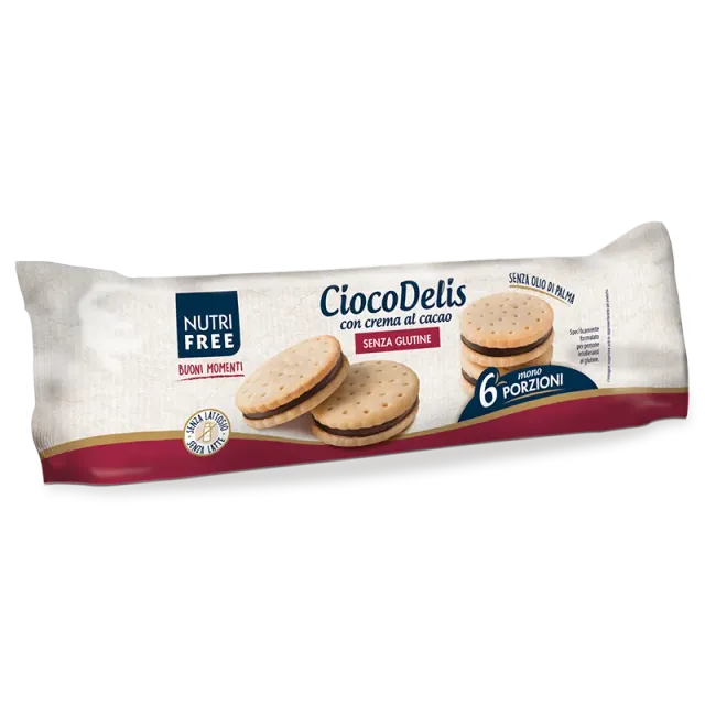 Nutrisi Ciocodelis biscotti farciti 6 monoporzioni