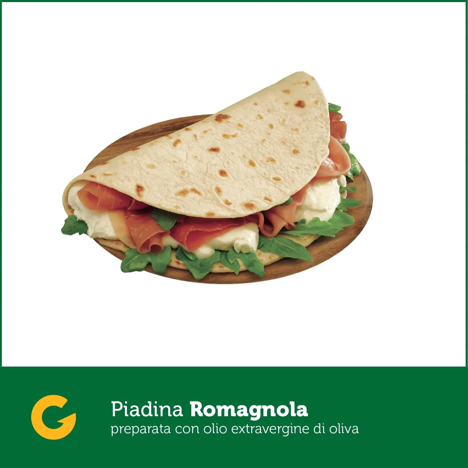 Giusto Piadina Romagnola senza glutine 220 g 2 pezzi