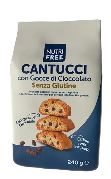 Nutrisi Cantucci biscotti gocce cioccolato