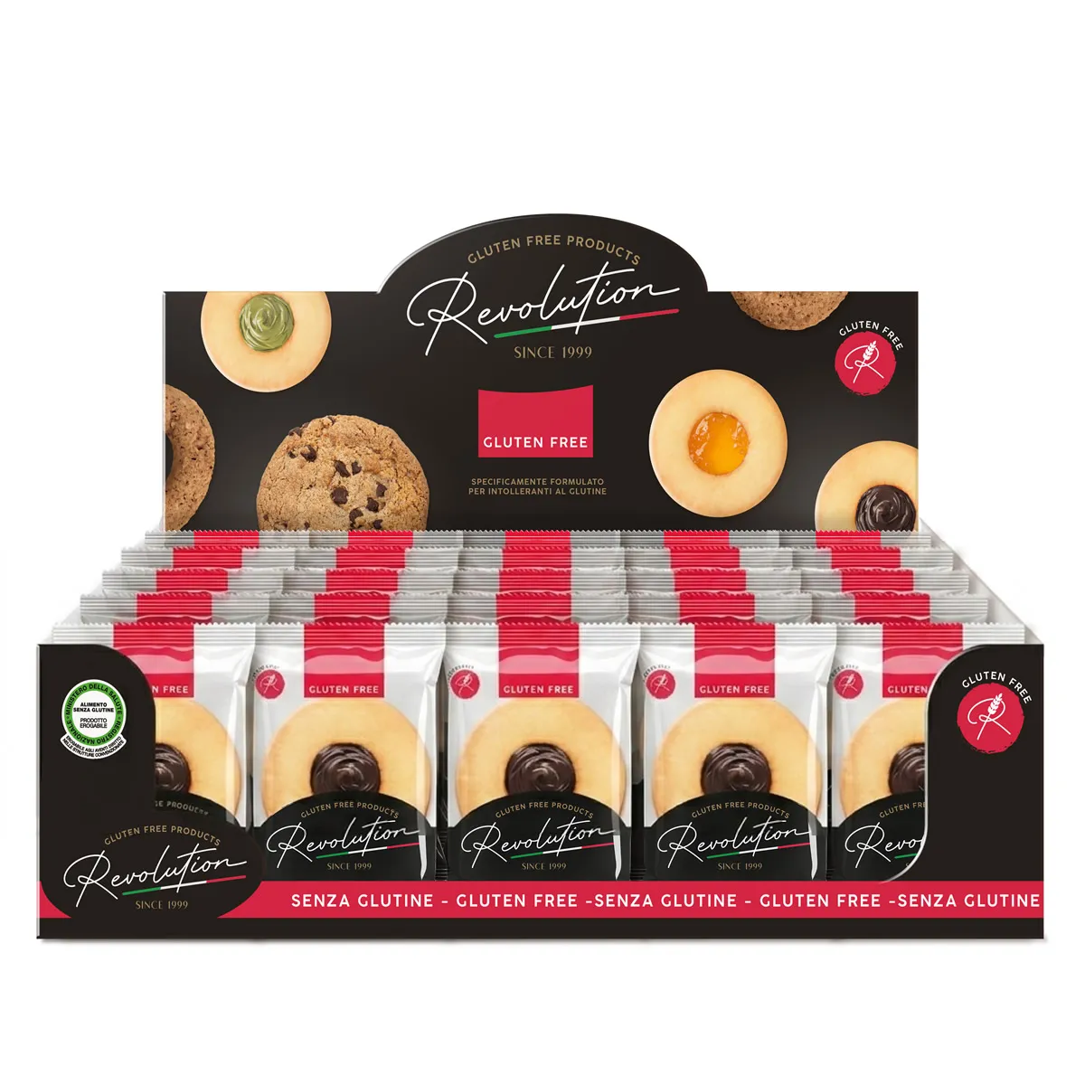 Revolution Food Occhio di Bue crema cacao biscotto 28g
