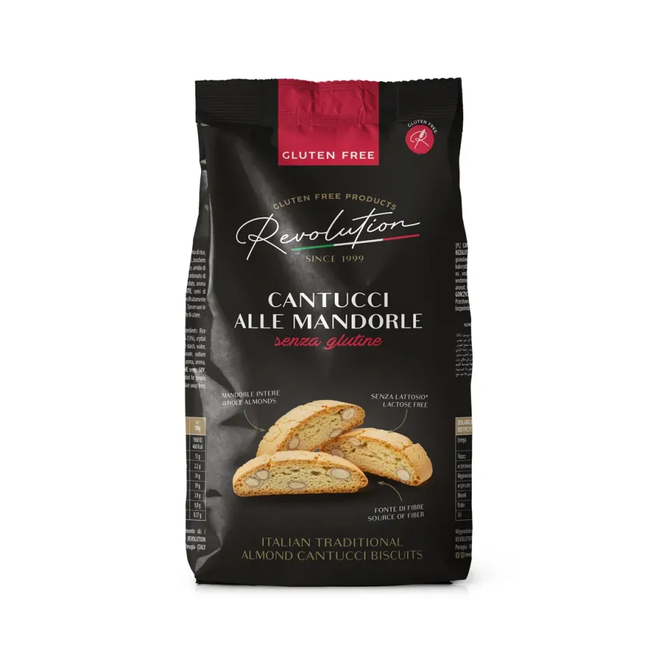 Revolution Food Cantucci alle Mandorle Senza Glutine 150 g toscani