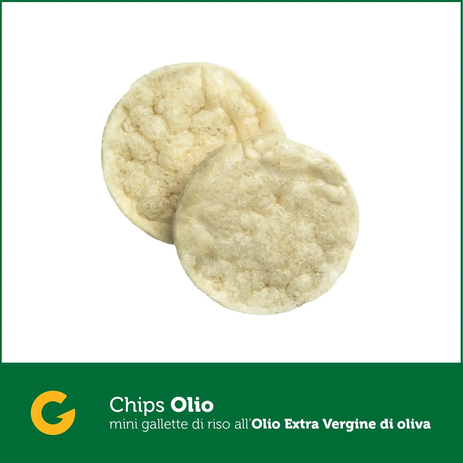 Giusto Chips snack senza glutine 40 g olio evo