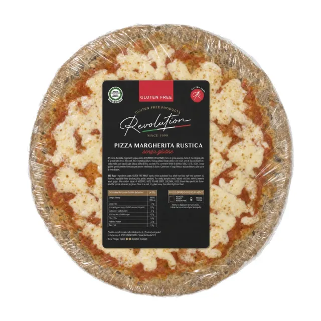 Revolution Food Margherita Pizza Rustica 330g senza glutine
