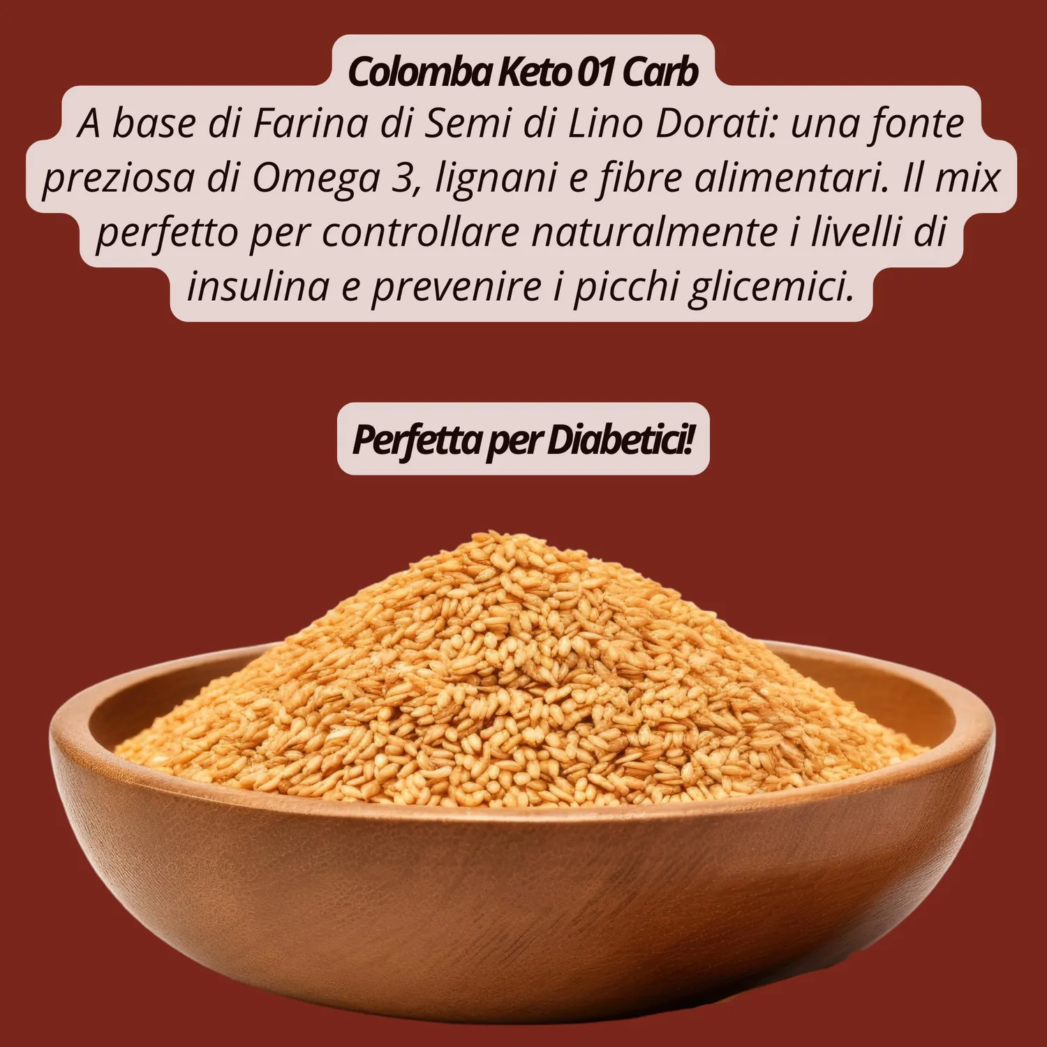 Keto 01 Carb Colomba Cioccolato 500g senza zucchero