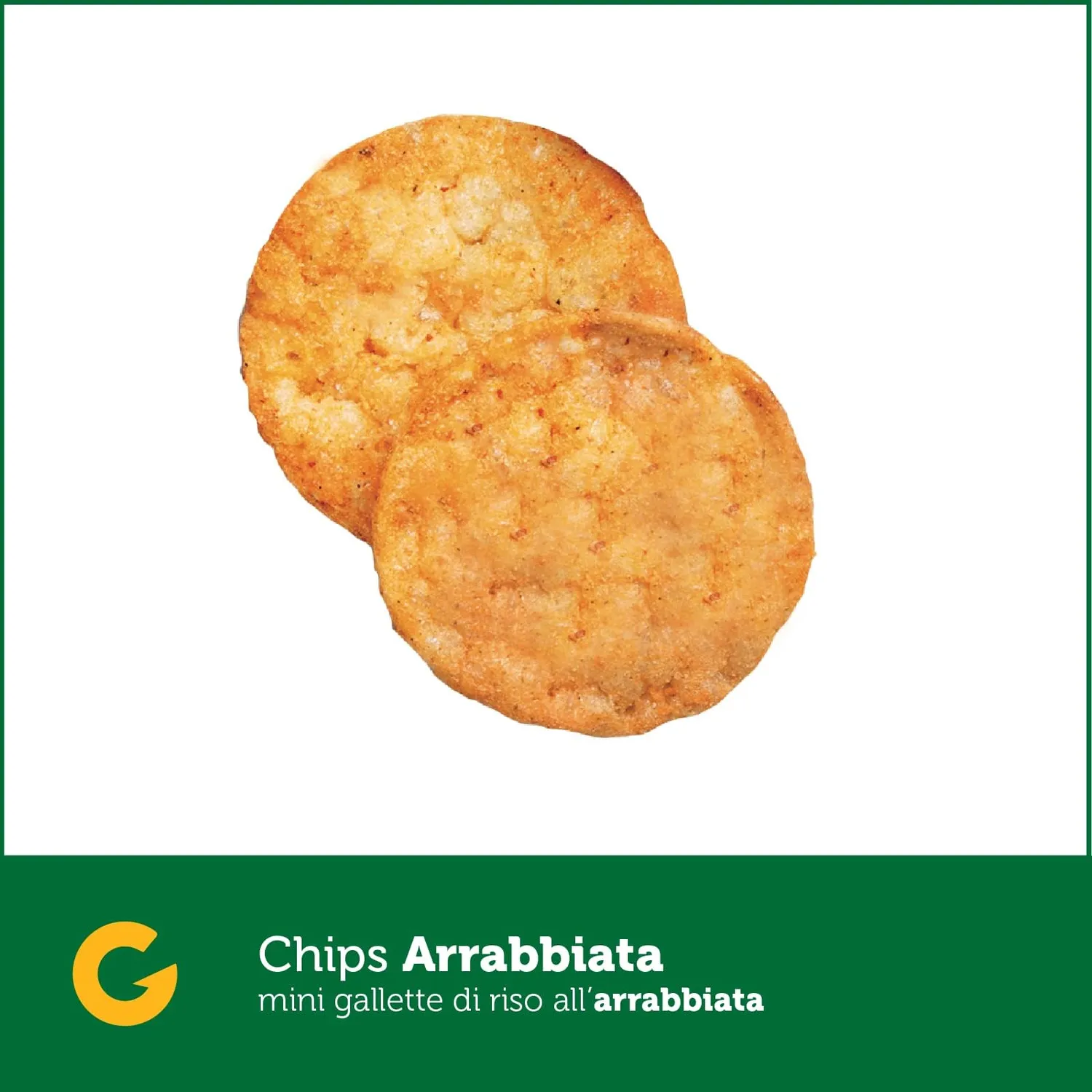 Giusto Chips Arrabbiata snack di riso senza glutine 40 g