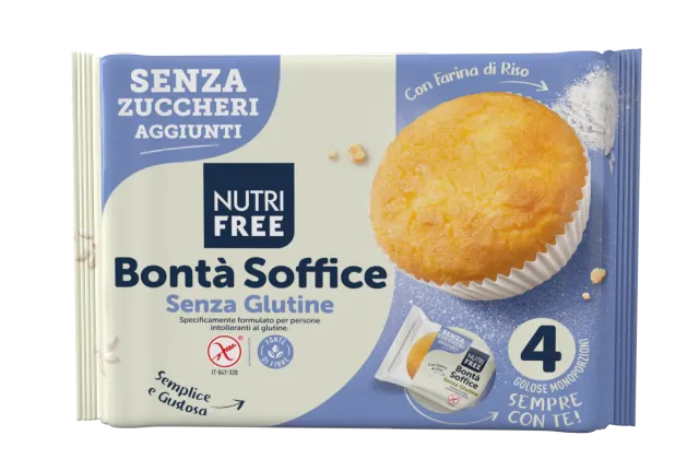 Nutrisi Bontà Soffice merendina senza zuccheri aggiunti