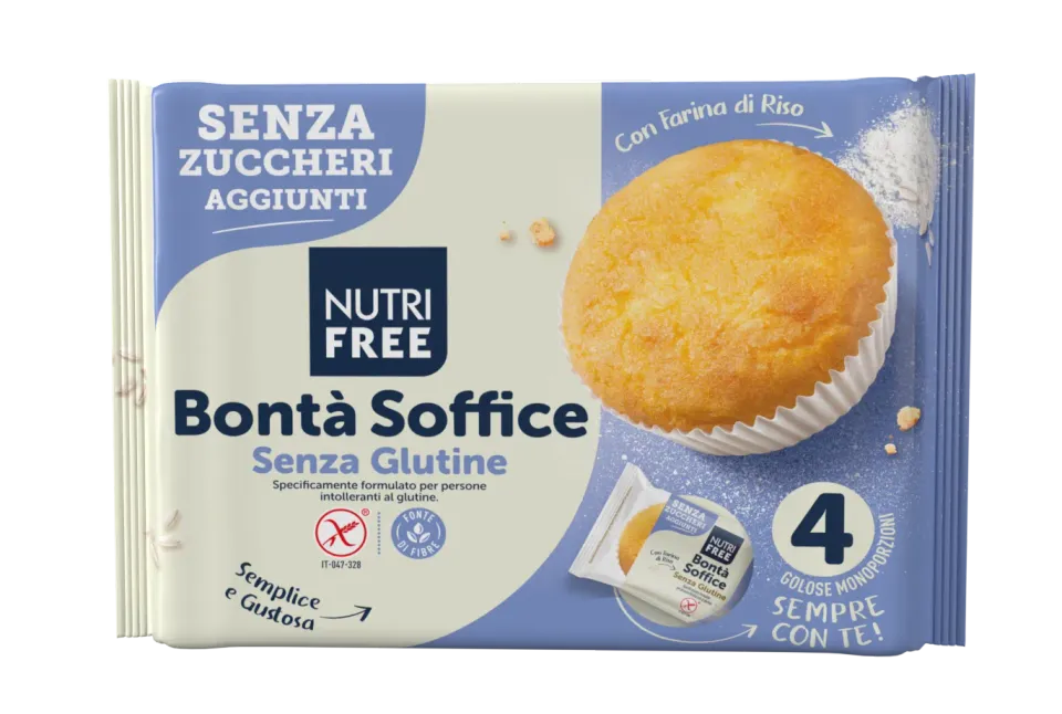 Nutrisi Bontà Soffice merendina senza zuccheri aggiunti