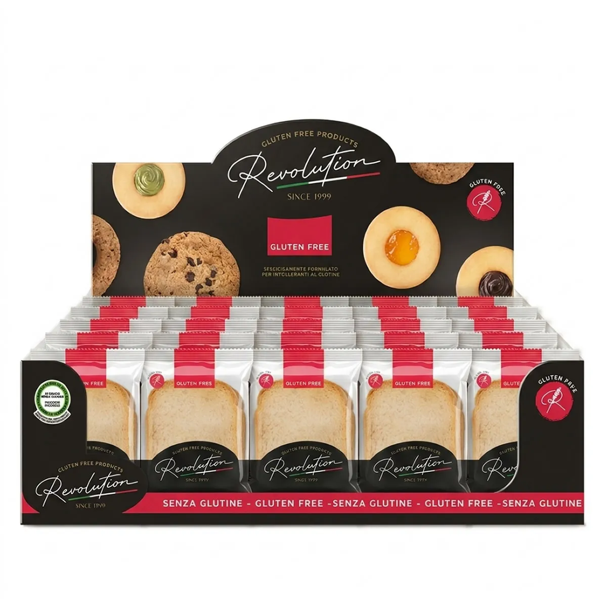 Revolution Food Fette Biscottate Senza Glutine 22 g 2 pezzi croccanti