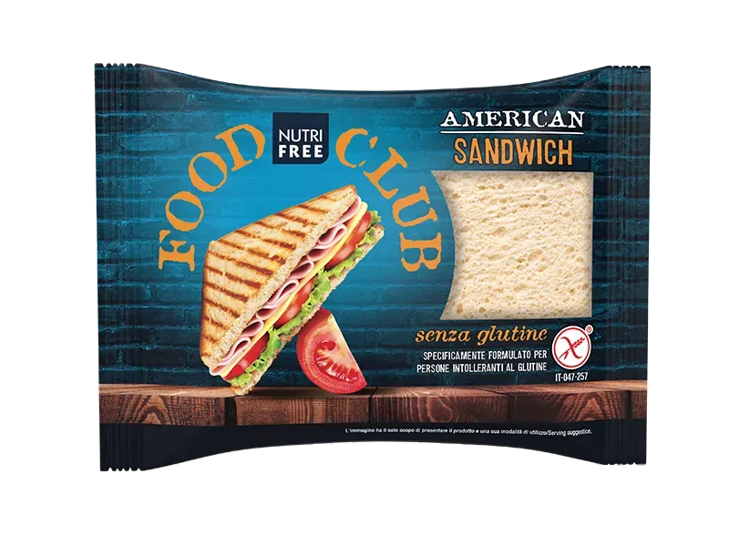 Nutrisi American Sandwich pane senza lattosio