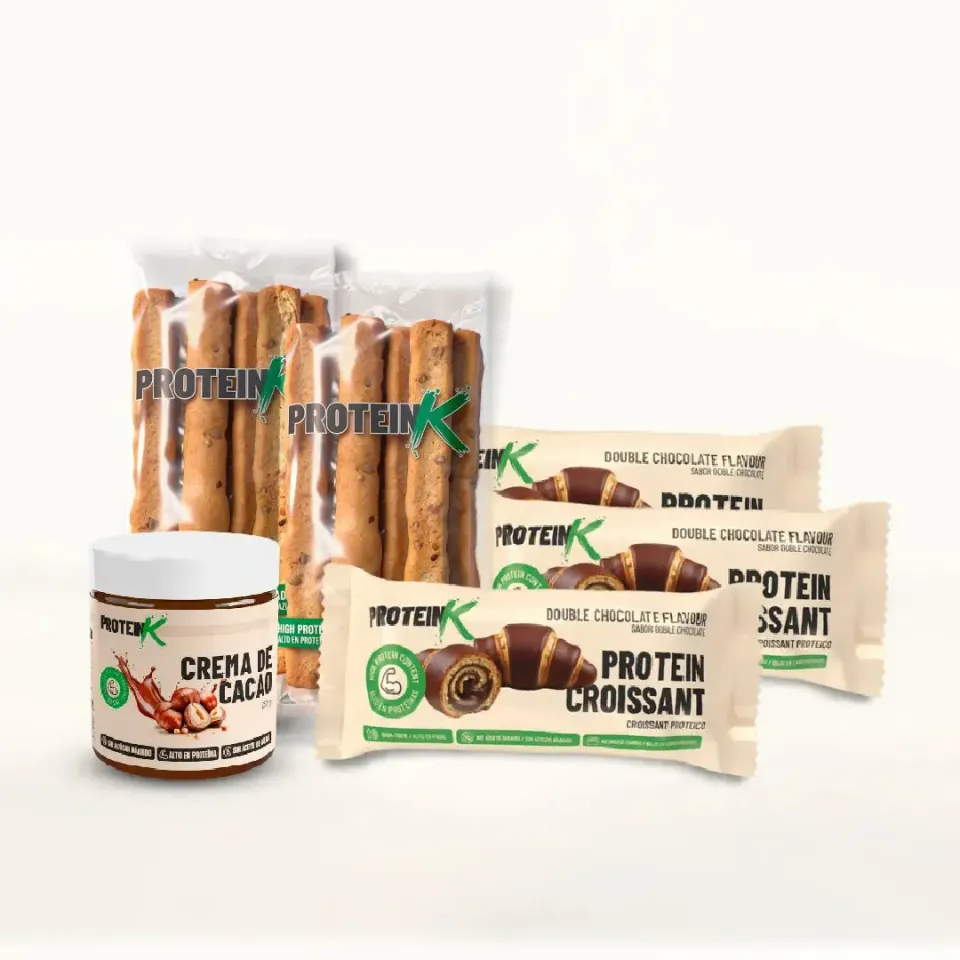 Protein K Snack Pack Croissant Grissini Crema Cacao Senza Zuccheri
