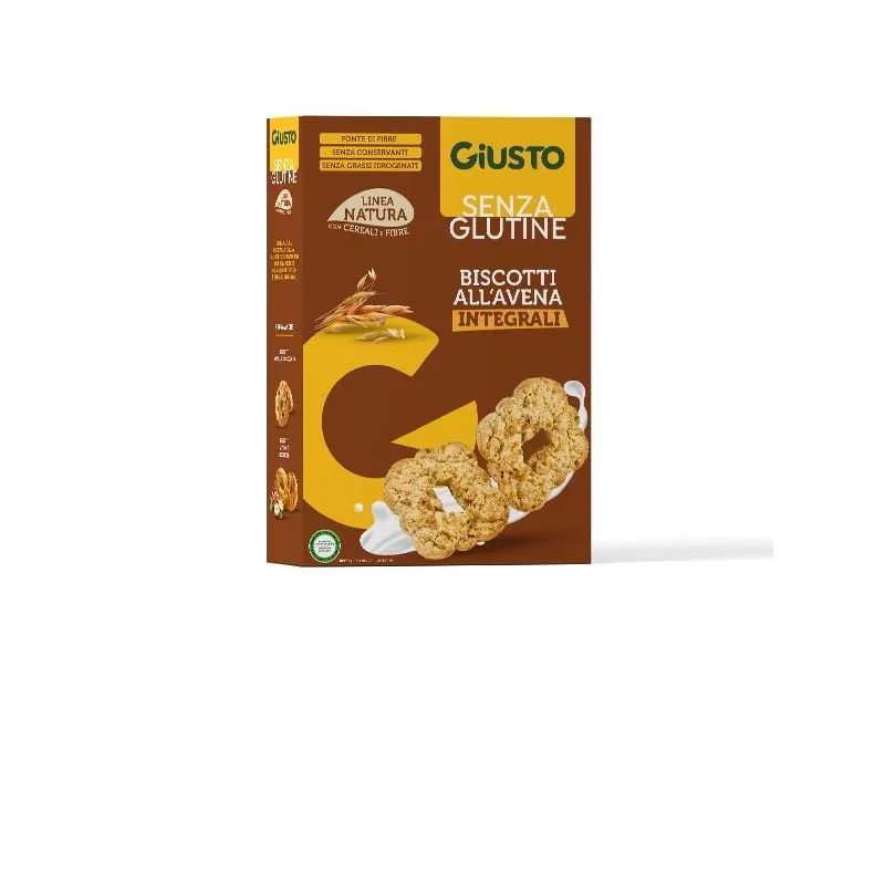 Giusto Biscotti all'Avena senza glutine 250 g