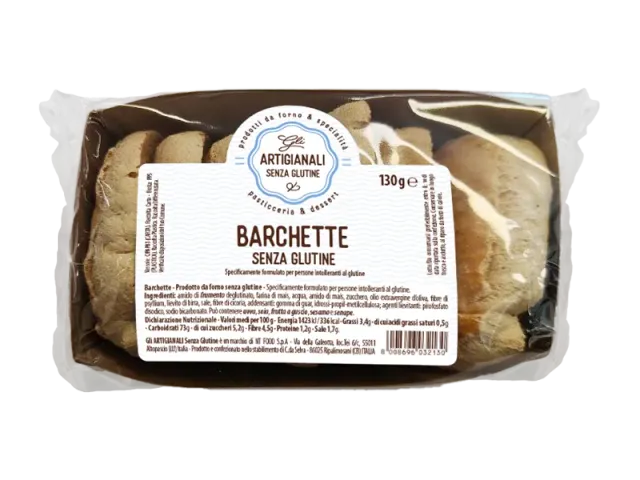 Nutrisi Barchette Sostituto Pane Senza Glutine Croccante
