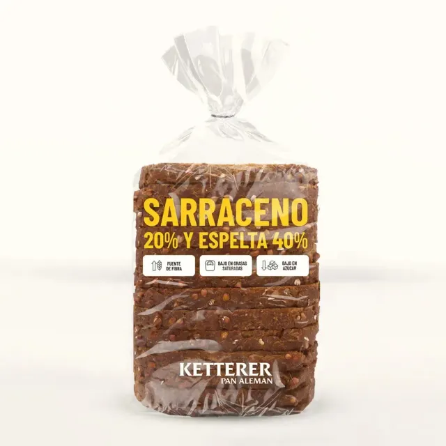 Protein K Buckwheat 20% Spelt 40% pane 500g proteico