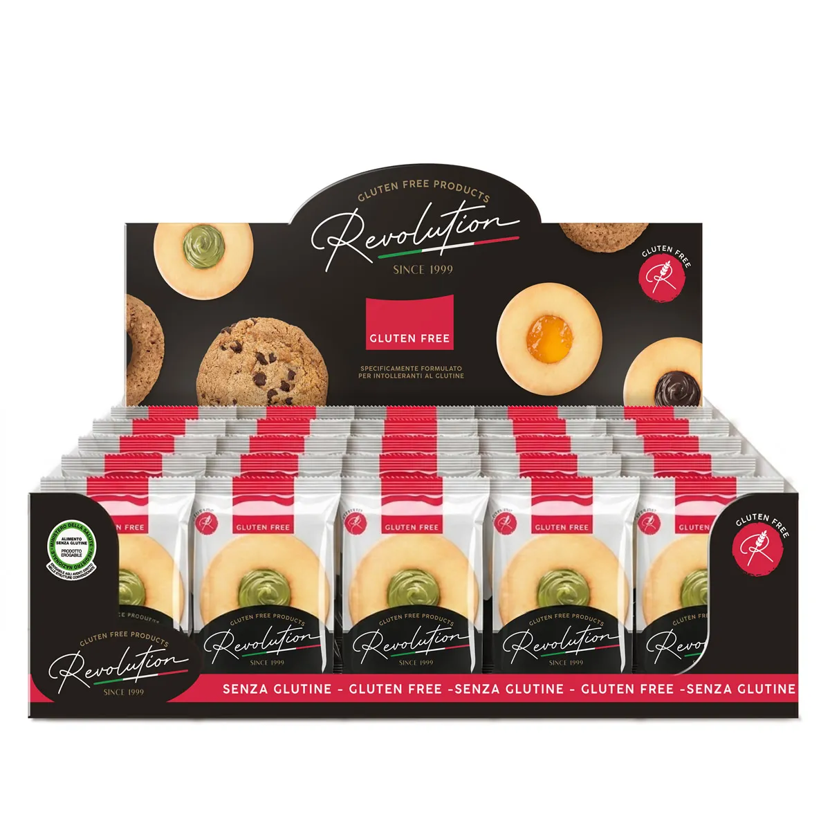 Revolution Food Occhio di Bue Pistacchio senza glutine 28g