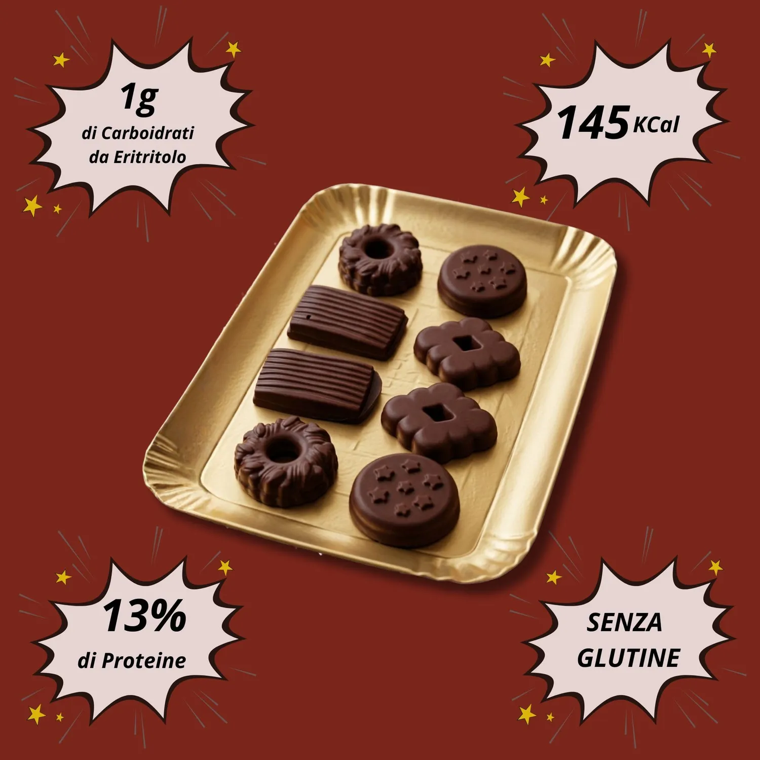 Keto 01 Carb Cioccolatini Senza Ripieno 150g senza zucchero