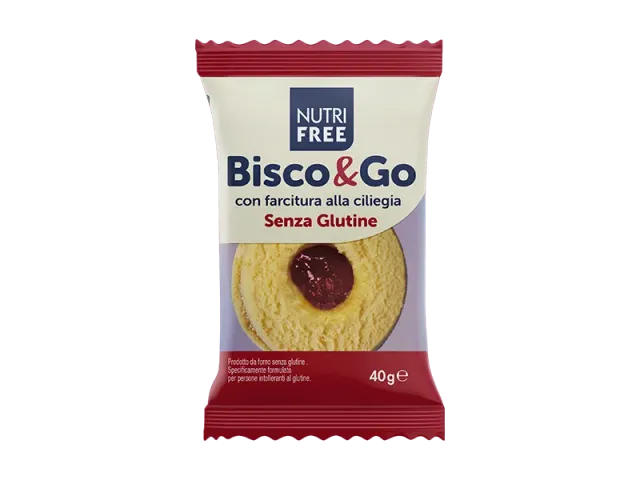 Nutrisi Bisco&Go Ciliegia biscotto senza glutine