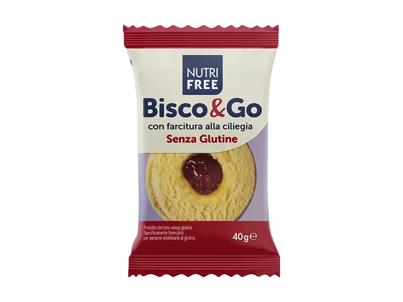 Nutrisi Bisco&Go Ciliegia biscotto senza glutine