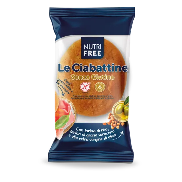 Nutrisi La Ciabattina 50 gr panino senza lattosio