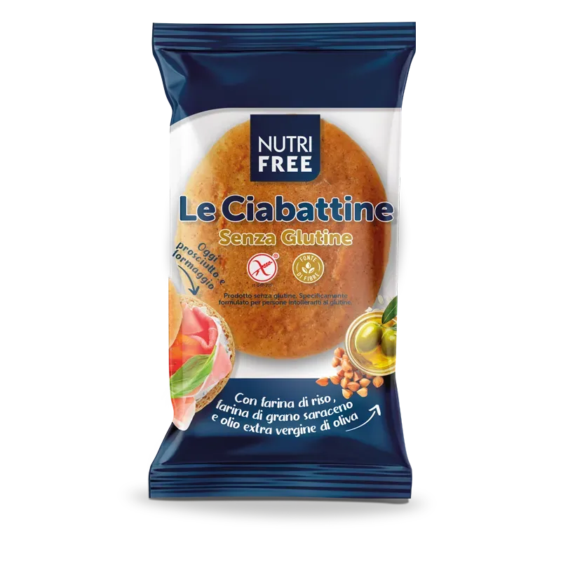 Nutrisi La Ciabattina 50 gr panino senza lattosio