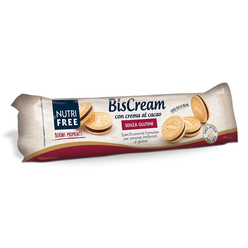Nutrisi Biscream Crema al Cacao biscotti senza glutine