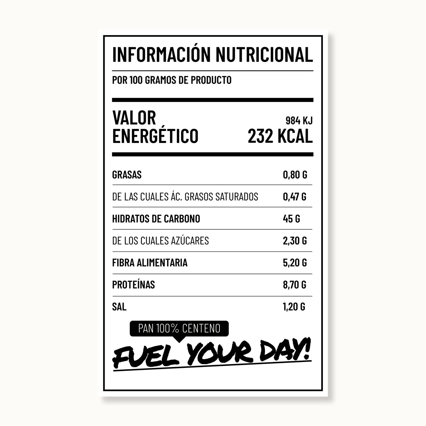 Protein K pane 100% segale 500g ricco di fibre naturale