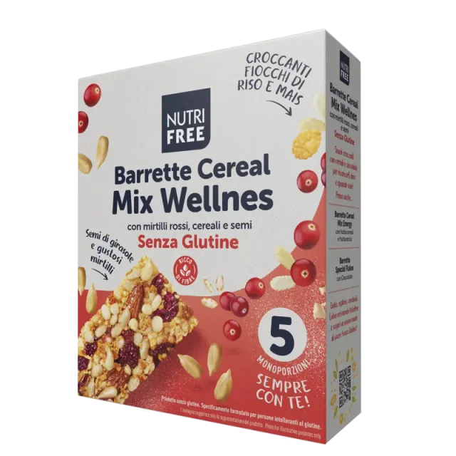 Nutrisi Cereal Mix Wellness barrette mirtilli 5pz