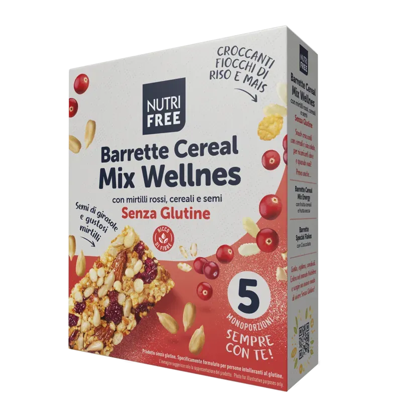 Nutrisi Cereal Mix Wellness barrette mirtilli 5pz