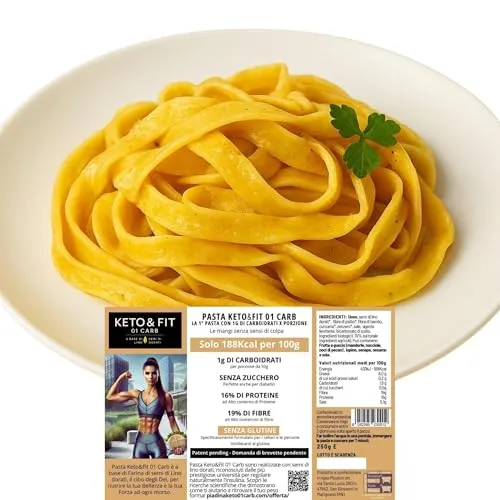 Keto 01 Carb Fettuccine pasta keto 250g bio