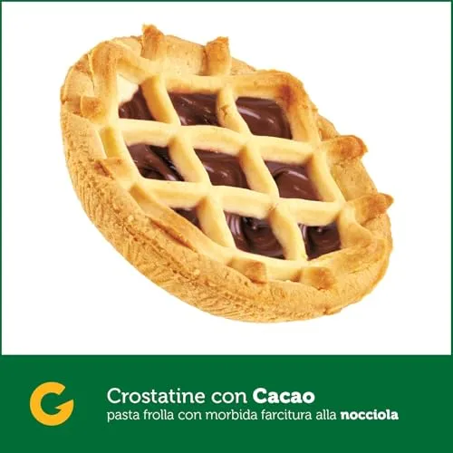 Giusto Crostatine cacao nocciola senza glutine 4x45 g