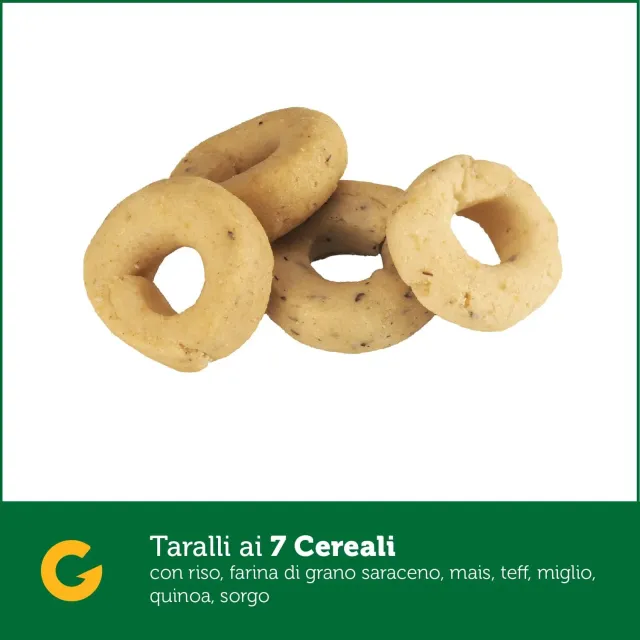 Giusto 7 Cereali taralli senza glutine 175 g