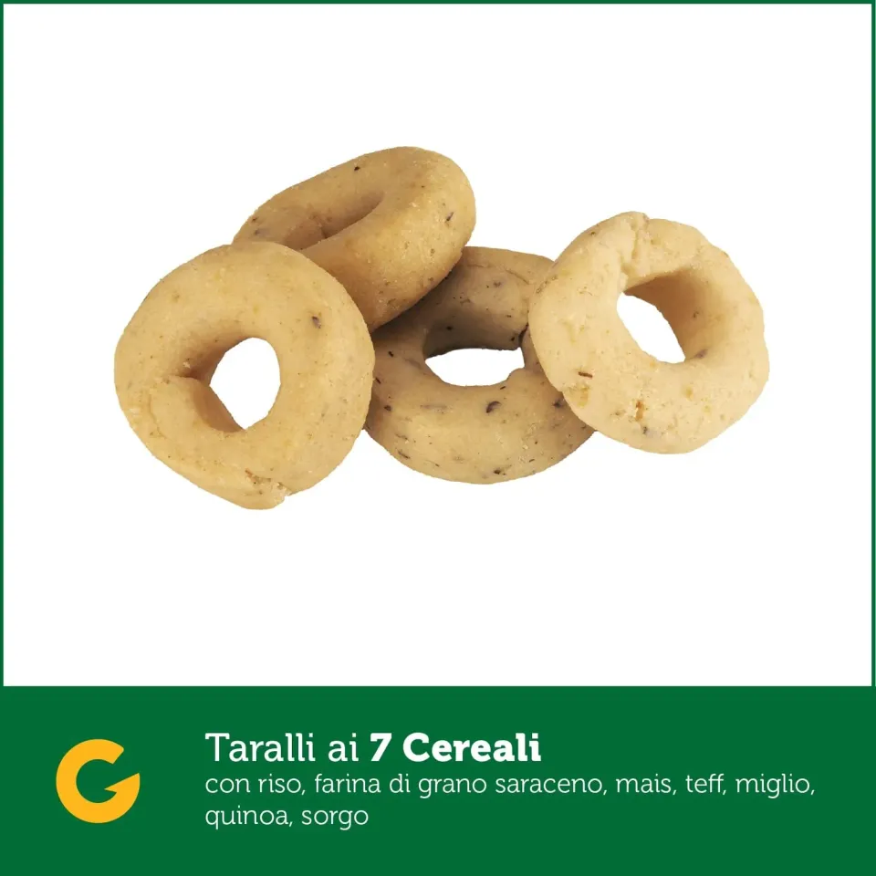 Giusto 7 Cereali taralli senza glutine 175 g