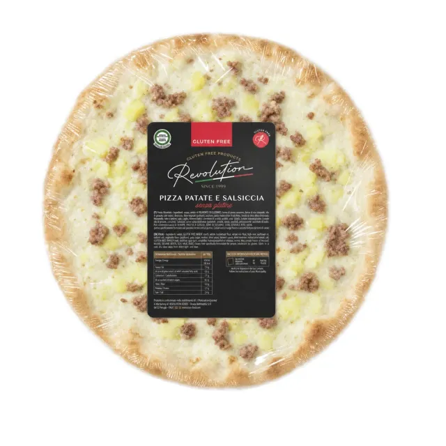 Revolution Food Pizza Patate Salsiccia senza glutine 330g