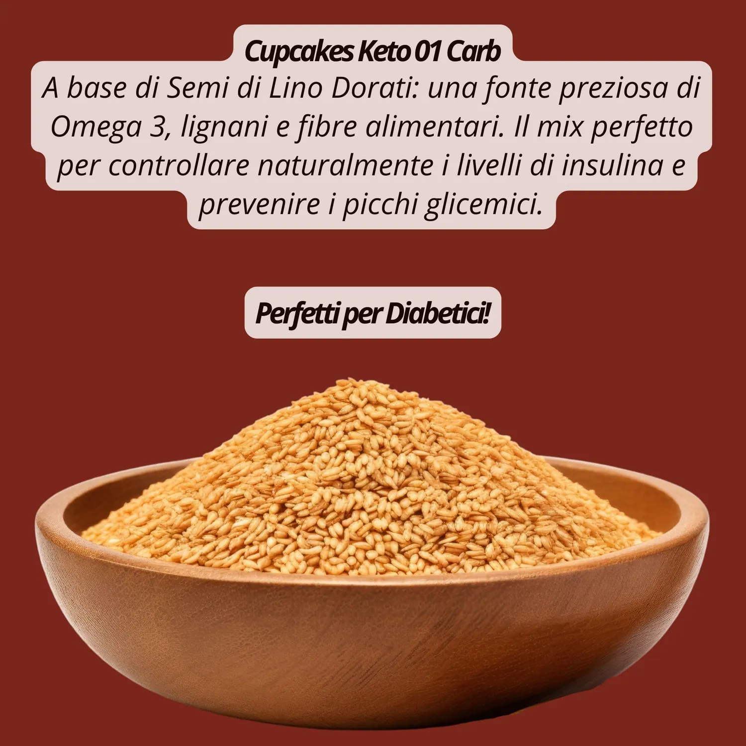Keto 01 Carb Cupcake Cioccolato 6x50g senza zucchero