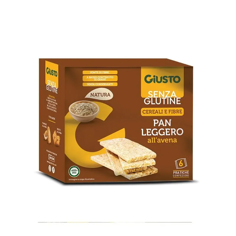 Giusto Pan Leggero avena senza glutine 150g croccante