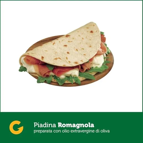 Giusto Piadina Romagnola senza glutine 220 g 2 pezzi
