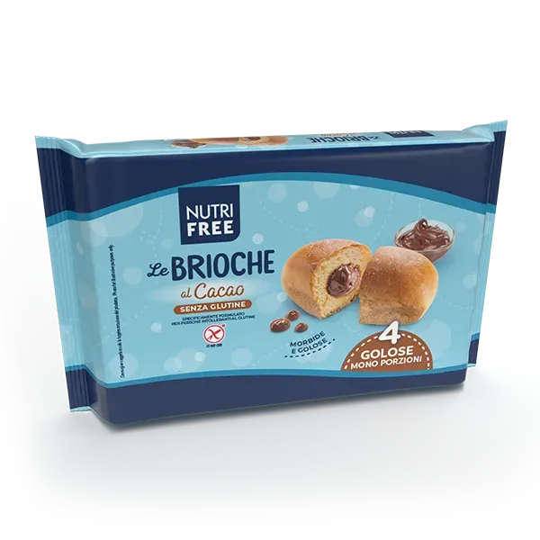 Nutrisi Le Brioche al Cacao brioche 4x senza glutine