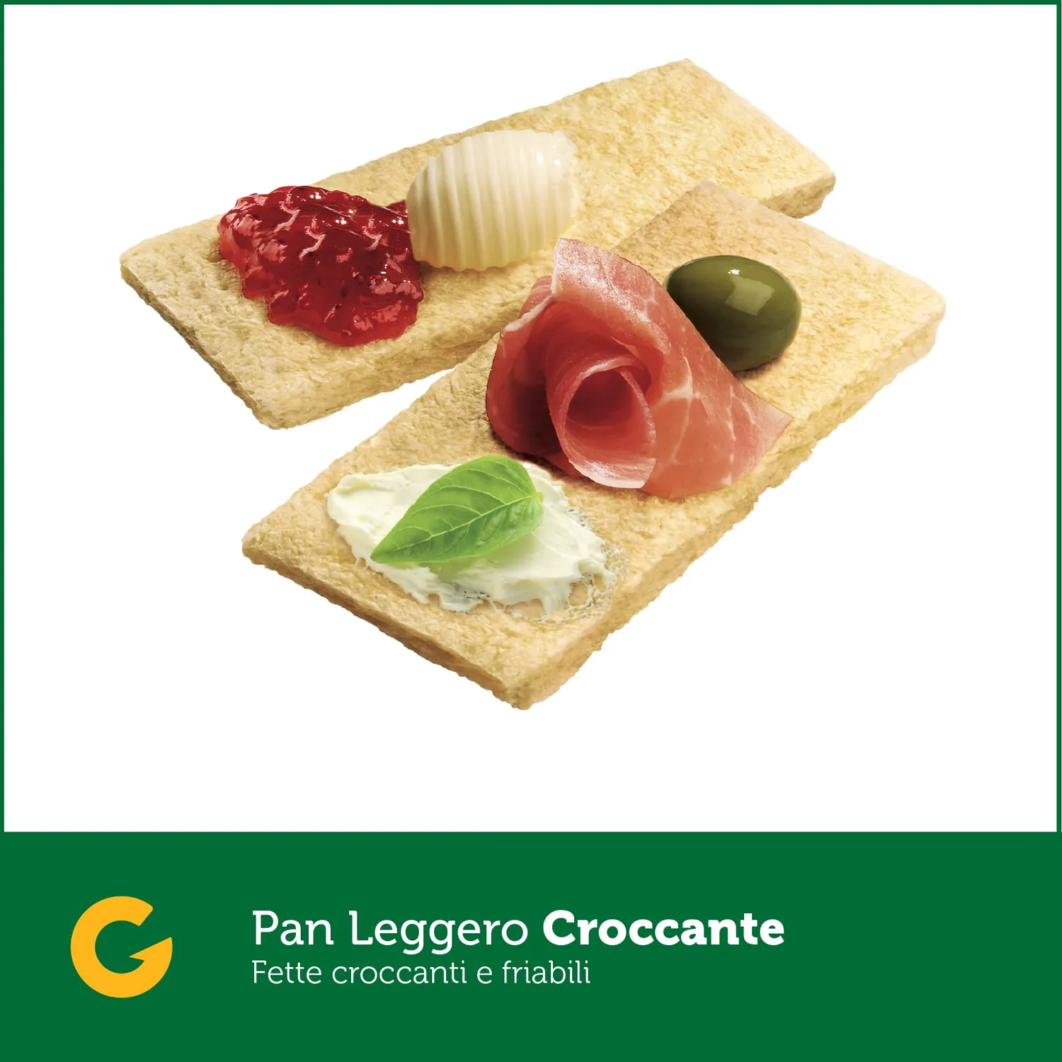 Giusto Pan Leggero Croccante pane senza glutine 250 g
