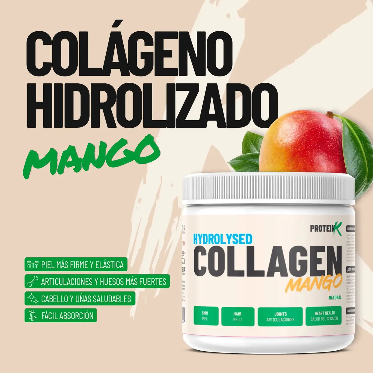 Protein K Collagene Idrolizzato Mango pelle
