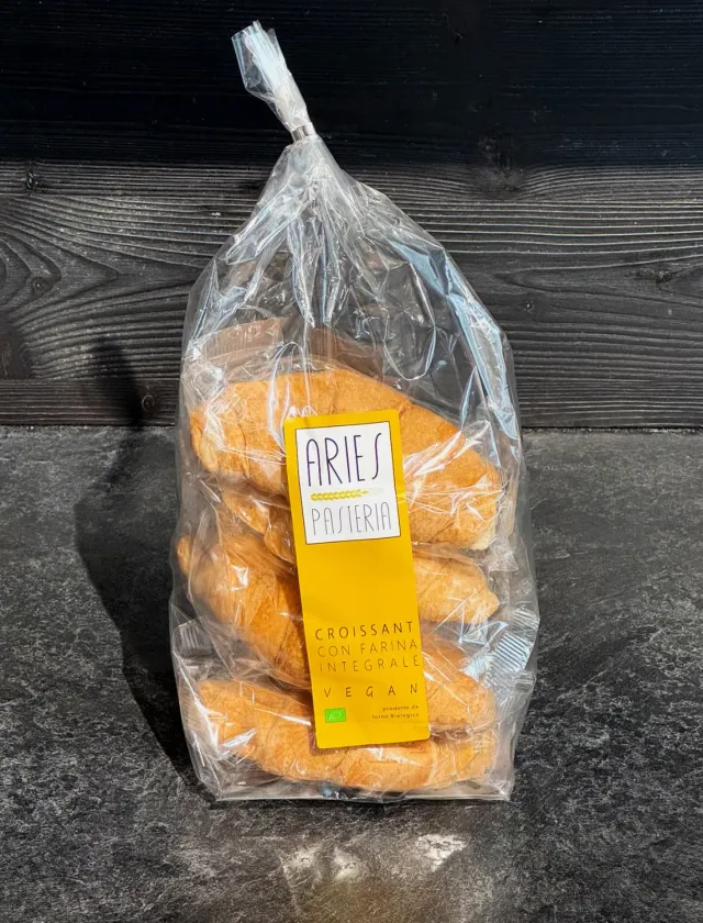 Aries Pasteria Croissant Farina Integrale Vegan 180 g 4 Pezzi