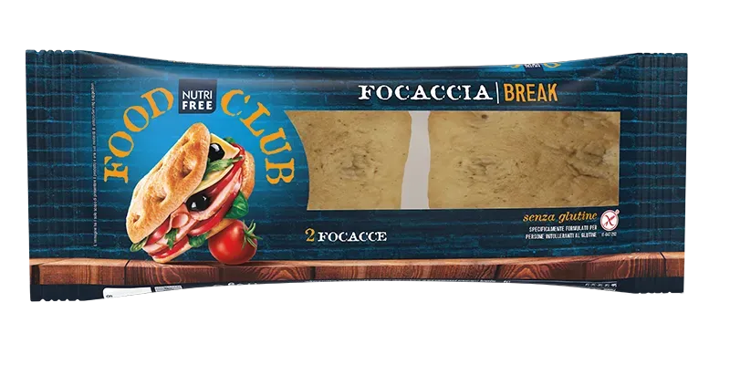 Nutrisi Focaccia Break focaccia senza glutine olio evo