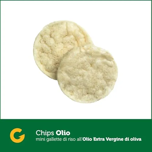 Giusto Chips snack senza glutine 40 g olio evo