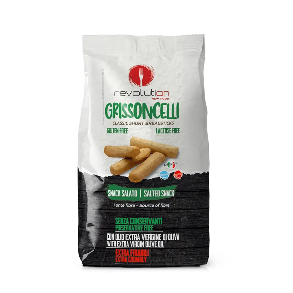 Revolution Food Grissoncelli Snack 50g senza glutine